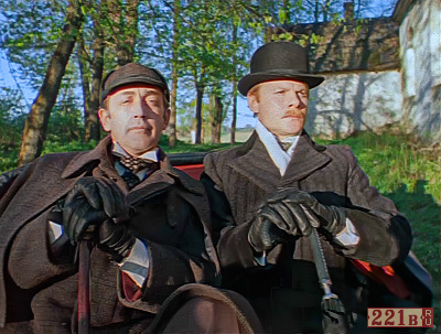 Холмс и Ватсон в коляске